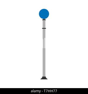 Street light Lampe Stadt vektor Beleuchtung post. Städtische alten Äußeren Symbol Stock Vektor