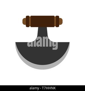 Taschenmesser Waffe Ausrüstung Stahl griff Dolch. Soldat pocket Vektor Symbol Stock Vektor