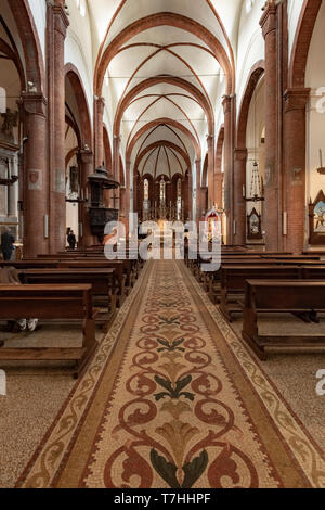 Italien Turin Piedmnt Kirche von San Domenico - Nave Stockfoto