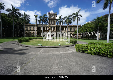 Altes Rathaus in Honolulu, Hawaii Stockfoto