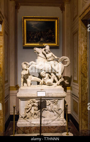 Amazonomachy Statue in der Galleria Borghese, Rom, Italien Stockfoto