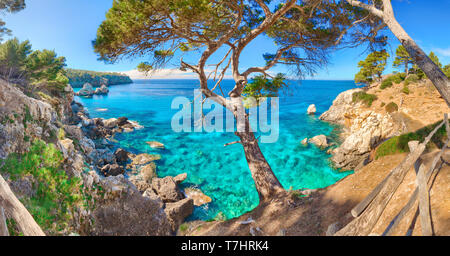 Cala Deia Mallorca Mallorca Balearen Spanien Mittelmeer Stockfoto