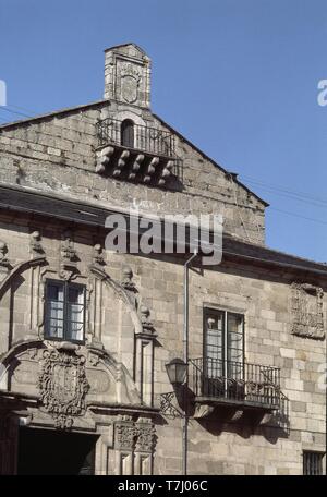 PALACIO ARZOBISPAL DE LUGO - Siglo XVIII. Lage: ERZBISCHOEFLISCHES PALAIS. LUGO. Spanien. Stockfoto