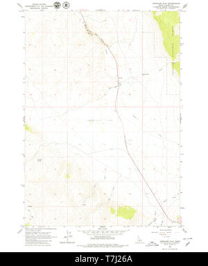 USGS TOPO Karte Idaho ID Antelope Flat 235086 1963 24000 Wiederherstellung Stockfoto