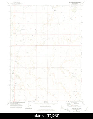 USGS TOPO Karte Idaho ID Antelope Flat 235087 1972 24000 Wiederherstellung Stockfoto