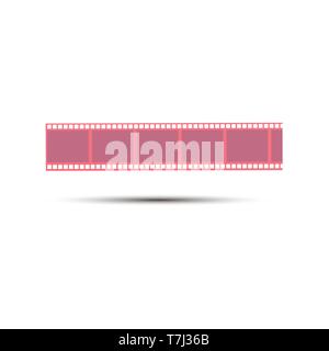 Filmstreifen Vektor icon Film Reel Cinema Illustration design Rahmen kunst Zuschnitt Stock Vektor