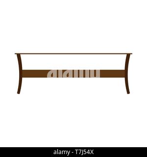 Coffe Table Beverage Konzept braun Holz- closeup Symbol Hintergrund. Vektor dunklen Schreibtisch Innenraum Cafe Stock Vektor