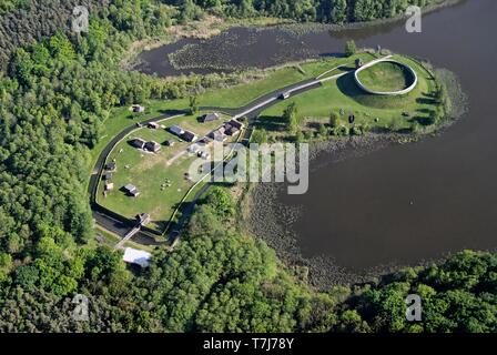 Archäologisches Freilichtmuseum Gross Raden, Sternberg, Mecklenburg-Vorpommern, Deutschland Stockfoto