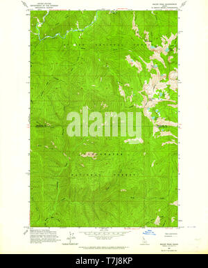 USGS TOPO Karte Idaho ID Speck Peak 235226 1963 24000 Wiederherstellung Stockfoto