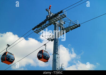 Mi Teleferico oder meine Seilbahn, die höchste Seilbahn der Welt, La Paz, Bolivien Stockfoto