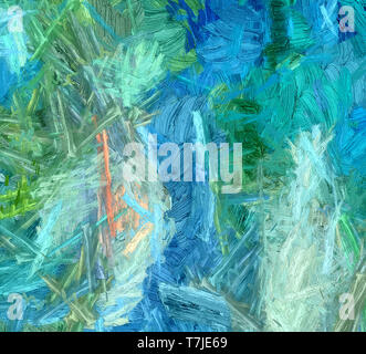 Öl pastell Zeichnung. Abstrakte Farbe Hintergrund. Fine Art Print. Impressionismus stil Abstraktion. Moderne surrealismus Malerei. Gut als wanddekor Poster. Stockfoto