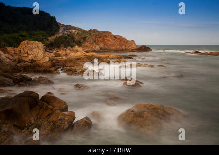 Landschaft, in Tuy Hoa, Ganh Da Dia, Phu Yen Provinz, Vietnam, Asien Stockfoto