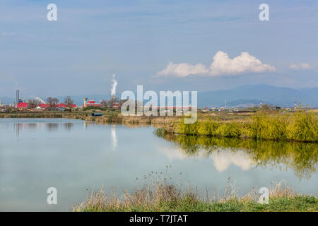 Industrielandschaft Stockfoto