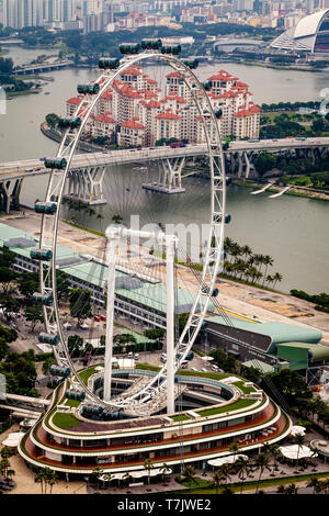 Der Singapore Flyer, Singapur, Südostasien Stockfoto