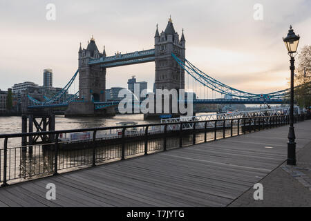 Die Tower Bridge in London Stockfoto