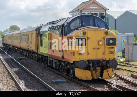 Network Rail Test Zug Stockfoto