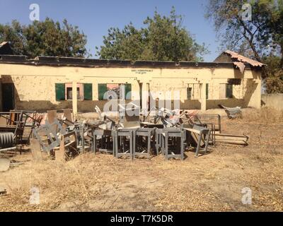 Nigeria militärischen Paraden Stockfoto