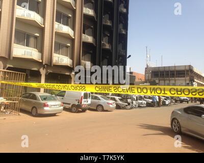 Burkina-faso Bombenanschlag in Ouagadougou Stockfoto