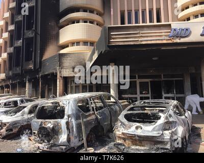 Burkina-faso Bombenanschlag in Ouagadougou Stockfoto