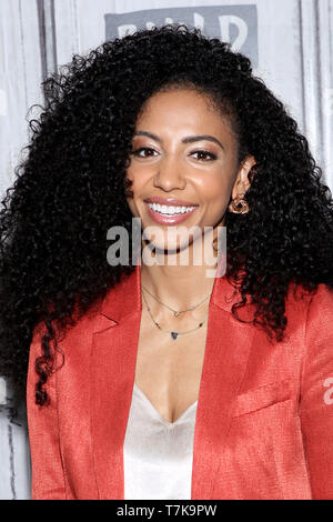 New York, USA. 7. Mai, 2019. Cheslie Kryst am bauen Serie mit der neu gekrönte 2019 Miss USA, Cheslie Kryst am Bau Studio. Quelle: Steve Mack/Alamy leben Nachrichten Stockfoto