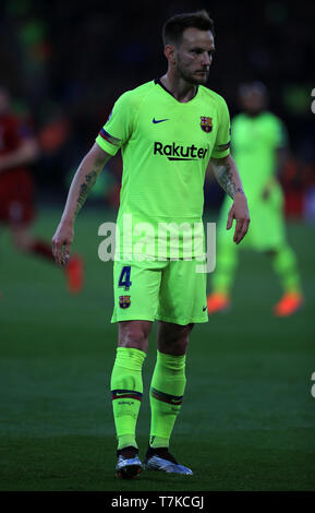 Anfield, Liverpool, Großbritannien. 7. Mai, 2019. UEFA Champions League, Halbfinale, Rückspiel gegen Liverpool FC Barcelona; Ivan Rakitic von Barcelona Credit: Aktion plus Sport/Alamy leben Nachrichten Stockfoto