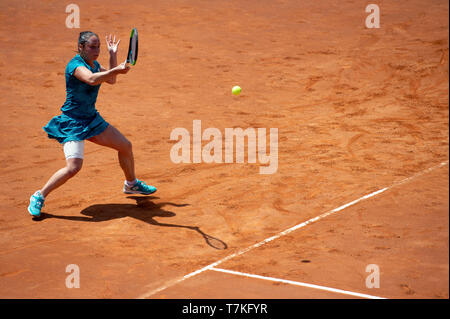 Rom, Italien. 08 Mai, 2019. Elisabetta Cocciaretto von Italien in Aktion in ihrem Match gegen Lucrezia Stefanini von Italien während Internazionali BNL D'Italia Italian Open auf dem Foro Italico, Rom, Italien Am 8. Mai 2019. Foto von Giuseppe Maffia. Credit: UK Sport Pics Ltd/Alamy leben Nachrichten Stockfoto