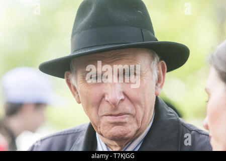 London, Großbritannien. 8. Mai, 2019. Die Fraktion der Liberalen und Demokratischen Partei Partei, Vince Cable MP für Twickenham in Westminster gesehen. Vince Cable ist unerschütterlich ein Pro Europa Politiker, der für Großbritannien geworben hat in der Europäischen Union Die zu bleiben: Amer ghazzal/Alamy leben Nachrichten Stockfoto