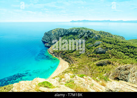 Platja des Coll Baix, Alcudia, Mallorca, Balearische Inseln, Spanien Stockfoto