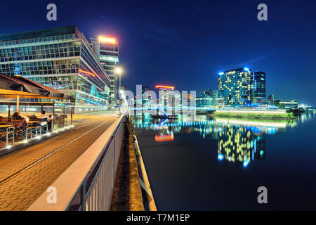 Medienhafen, Düsseldorf, Deutschland Stockfoto