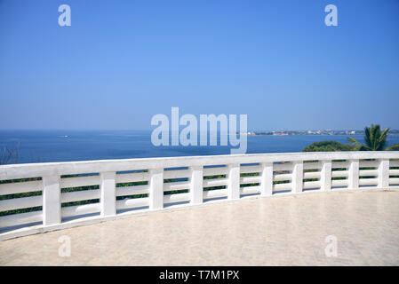 Blick vom Unawatuna in Galle, Sri Lanka Stockfoto