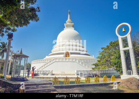 Japanische Frieden Pagode Stockfoto