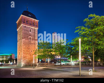 Roter Turm Chemnitz, Sachsen, Deutschland Stockfoto