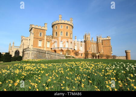 Belvoir Castle, einem englischen Herrenhaus; Sitz der Herzöge von Rutland, Leicestershire, eeast Midlands, UK Stockfoto