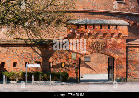 Kaliningrad regionale Bernstein Museum, don Tower, Rossgarten Tor, Kaliningrad, Russland, 13. April 2019 Stockfoto