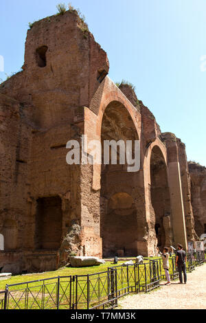 Badeanstalt von Caracalla (Italienisch: Terme di Caracalla) in Rom, Italien Stockfoto