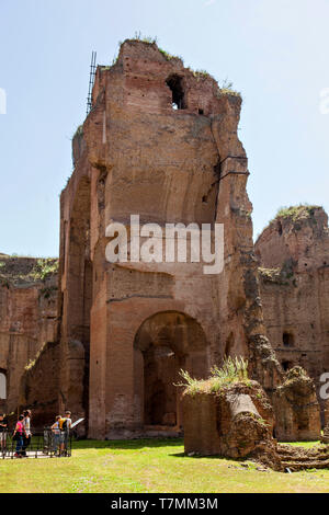 Badeanstalt von Caracalla (Italienisch: Terme di Caracalla) in Rom, Italien Stockfoto