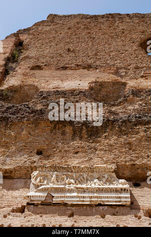 Badeanstalt von Caracalla (Italienisch: Terme di Caracalla) in Rom, Italien Stockfoto