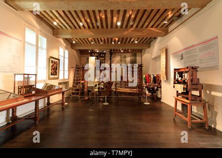 Frankreich, Rhône, Lyon, 4. Arrondissement, Le Plateau Stadtteil La Croix Rousse, das Haus des Canuts Stockfoto