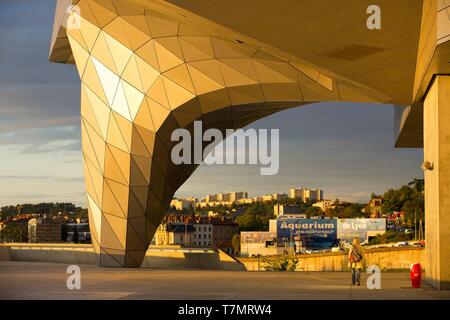 Frankreich, Rhône, Lyon, 2. Bezirk, La Confluence Bezirk, Museum der Confluences, Architekten Coop Himmelb(l) an Wolf D. Preis & Partner Stockfoto