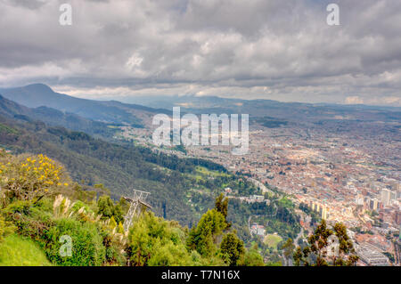 Bogota von Monserrate Stockfoto