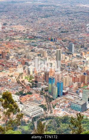 Bogota von Monserrate Stockfoto