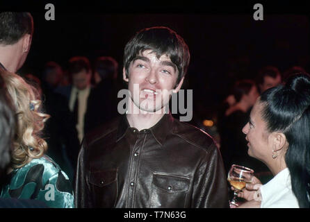 OASIS UK Rock Gruppe mit Noel Gallagher im Februar 1996 Stockfoto