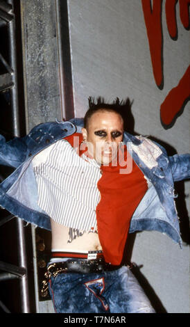 THE PRODIGY UK Rock Gruppe mit Keith Flint am U (& Konzert in Leeds im August 1997. Stockfoto