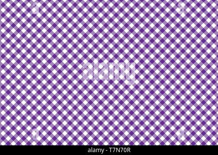 Pink Gingham Muster. Textur von rhombus/Plätze für - plaid, Tischdecken, Kleidung, Hemden, Kleider, papier, Bettwäsche, Bettdecken, Steppdecken und andere Texte Stock Vektor