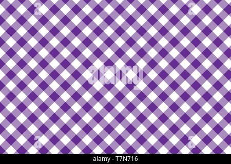 Pink Gingham Muster. Textur von rhombus/Plätze für - plaid, Tischdecken, Kleidung, Hemden, Kleider, papier, Bettwäsche, Bettdecken, Steppdecken und andere Texte Stock Vektor