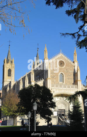 Iglesia de San Jerónimo el Real, Madrid, Spanien Stockfoto