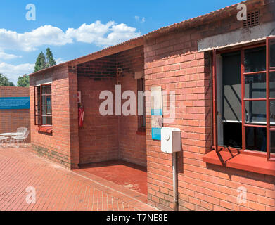 Die Mandela Haus (das Nelson Mandela National Museum), dem ehemaligen Zuhause von Nelson Mandela in Orlando West, Soweto, Johannesburg, Südafrika Stockfoto