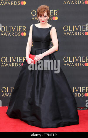 Olivier Awards 2019 in der Royal Albert Hall - Ankunft mit: Catherine Parkinson Wo: London, Vereinigtes Königreich, wenn: 07 Apr 2019 Credit: Mario Mitsis/WENN.com gehalten Stockfoto