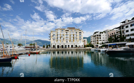 Porto Montenegro in Tivat Montenegro. Stockfoto