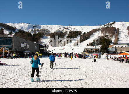 Super Besse Ski Resort, Parc Naturel Regional des Volcans d'Auvergne, Regionale Naturpark Volcans d'Auvergne Puy de Dome, Auvergne, Frankreich Stockfoto